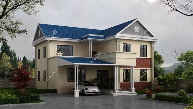 精選22套農(nóng)村別墅設(shè)計(jì)圖，帶半開放式車庫，隨便建一棟，十里八鄉(xiāng)的人都繞路來看。