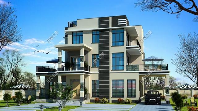 精選22套農(nóng)村別墅設(shè)計(jì)圖，帶半開放式車庫，隨便建一棟，十里八鄉(xiāng)的人都繞路來看。