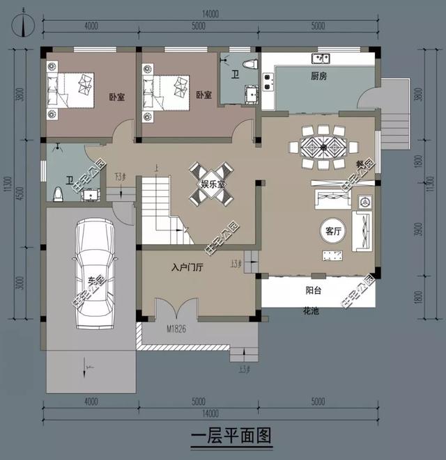精選22套農(nóng)村別墅設(shè)計(jì)圖，帶半開放式車庫，隨便建一棟，十里八鄉(xiāng)的人都繞路來看。