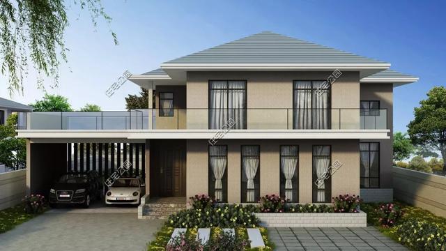 精選22套農(nóng)村別墅設(shè)計(jì)圖，帶半開放式車庫，隨便建一棟，十里八鄉(xiāng)的人都繞路來看。