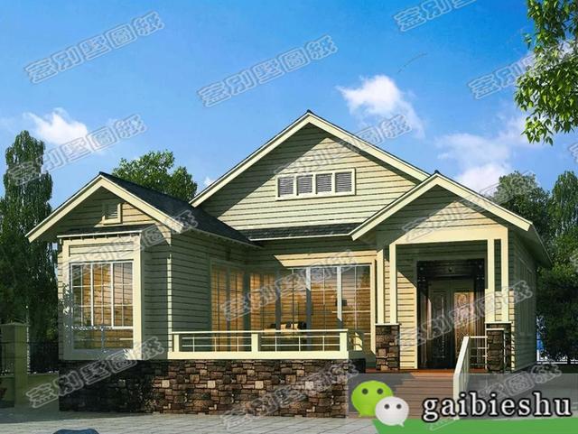 17萬一層農(nóng)村自建房，戶型設(shè)計十分獨(dú)特， 實用且美觀。