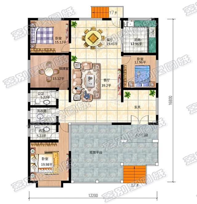 17萬一層農(nóng)村自建房，戶型設(shè)計十分獨(dú)特， 實用且美觀。