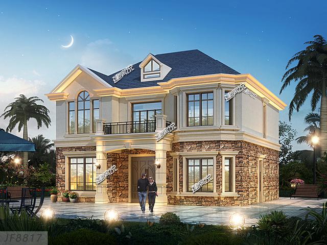 二層歐式別墅，氣質(zhì)非常的突出，鄰居天天來串門！