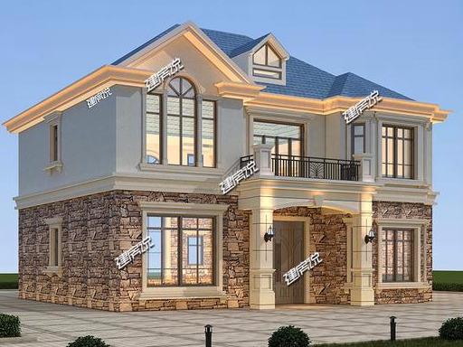 二層歐式別墅，氣質(zhì)非常的突出，鄰居天天來串門！