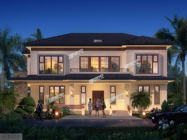 左右對稱的三層兄弟雙拼，別墅外觀秀氣，非常漂亮，家里有二胎的圖紙收藏好了