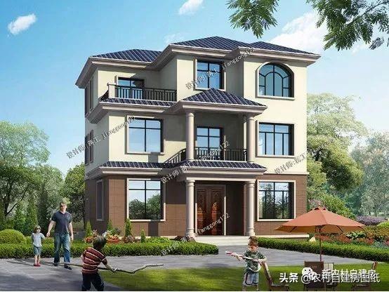 占地110平三款農(nóng)村自建房，外觀舒適大氣，室內(nèi)布局也是好戶型，造價也不高。