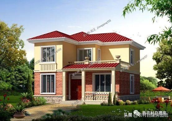 占地110平三款農(nóng)村自建房，外觀舒適大氣，室內(nèi)布局也是好戶型，造價也不高。