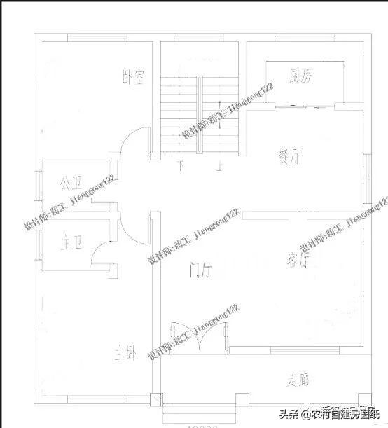 占地110平三款農(nóng)村自建房，外觀舒適大氣，室內(nèi)布局也是好戶型，造價也不高。