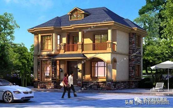 占地110平三款農(nóng)村自建房，外觀舒適大氣，室內(nèi)布局也是好戶型，造價也不高。