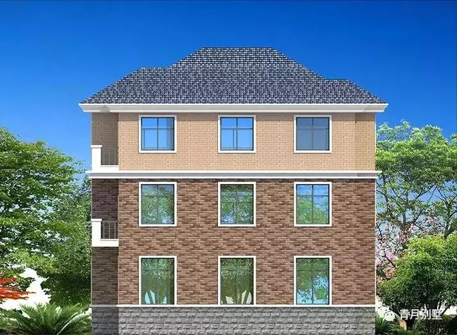 占地131平三層小別墅設(shè)計圖，時尚亮麗，帶大露臺，非常實用。