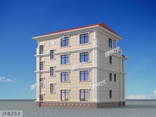 三層農村住宅設計圖，帶火灶，外觀十分漂亮，室內布局實用性強。