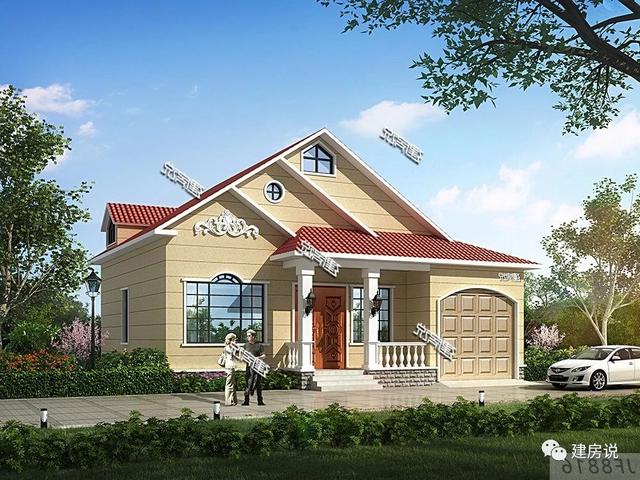 占地149平實(shí)用兩層別墅設(shè)計(jì)圖，造型獨(dú)特，26萬拿下，村里人人都來串門。