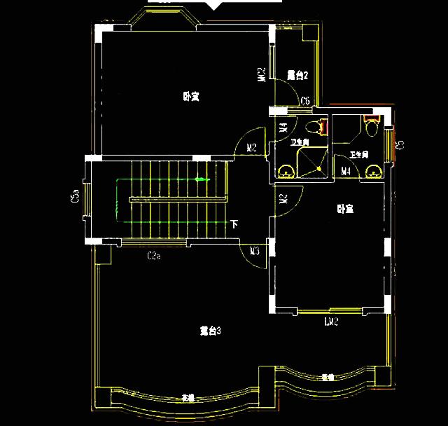兩棟占地不足100平米的三層自建房，簡單實用，適合農(nóng)村自建。