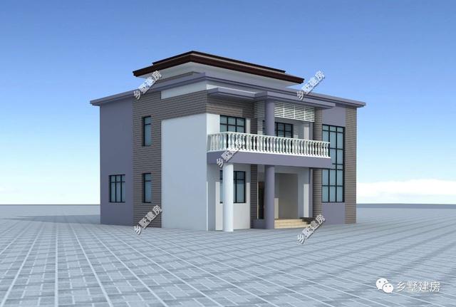 三層現(xiàn)代風(fēng)農(nóng)村自建別墅，主體造價只要36萬元，鄰居們都來串門。