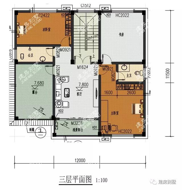 面寬都是12米的三層經(jīng)典自建房，雖然看著是簡(jiǎn)單的，但是里面是溫馨的。