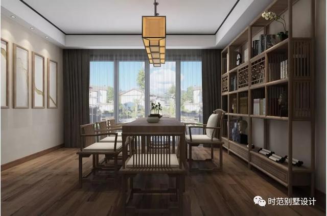 二層鄉(xiāng)村歐式小樓設(shè)計(jì)圖，溫馨舒適，帶車(chē)庫(kù)，方便出行。