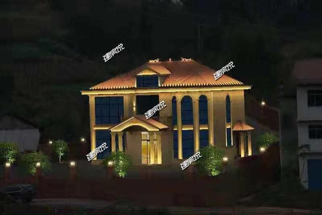 占地147平方米的二層鄉(xiāng)村小樓設(shè)計圖，花20多萬就能建成！