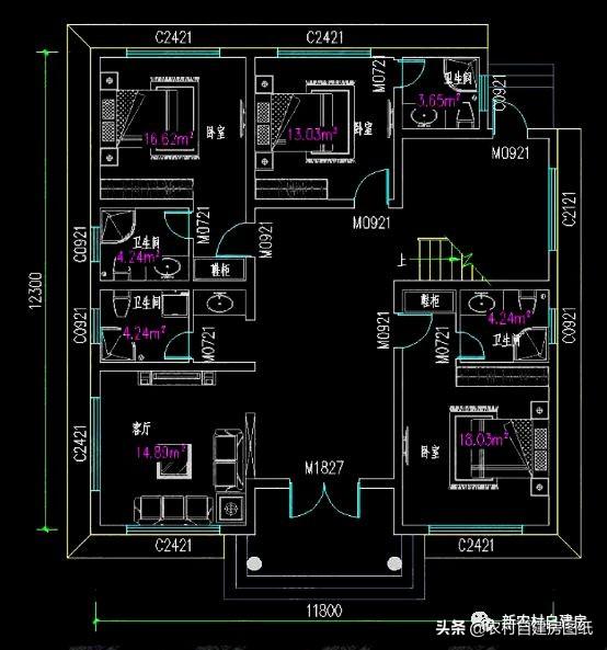 4套中式農(nóng)村別墅設(shè)計(jì)圖，詮釋了中式風(fēng)格的精髓，引發(fā)建房熱潮