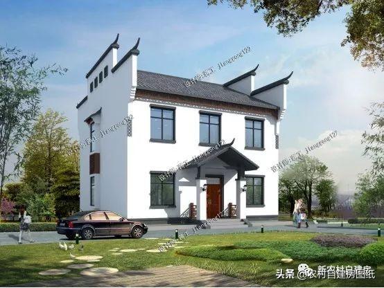 4套中式農(nóng)村別墅設(shè)計(jì)圖，詮釋了中式風(fēng)格的精髓，引發(fā)建房熱潮