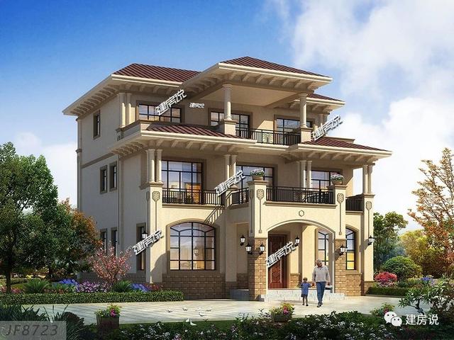 湖南李總私人定制三層別墅設(shè)計(jì)圖，經(jīng)典耐看，新年建新房選這款戶型錯(cuò)不了。