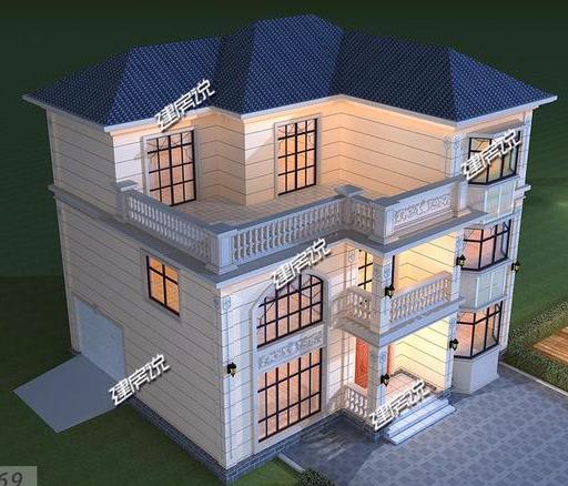 經(jīng)典歐式三層別墅設(shè)計(jì)圖，美觀大氣，老鄉(xiāng)們都搶著蓋。