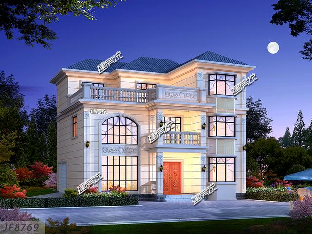 經(jīng)典歐式三層別墅設(shè)計(jì)圖，美觀大氣，老鄉(xiāng)們都搶著蓋。