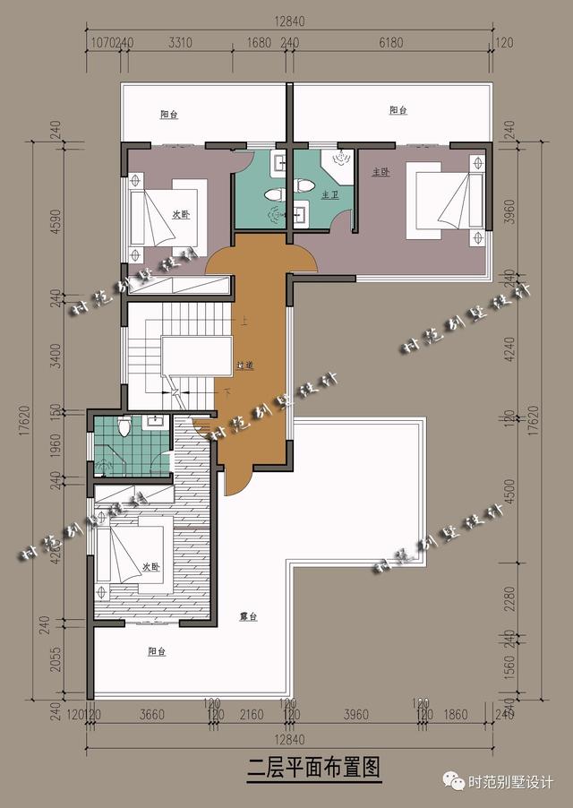 獨一無二的三層現(xiàn)代小樓設(shè)計圖，內(nèi)配多露臺陽臺,見了畢生難忘。