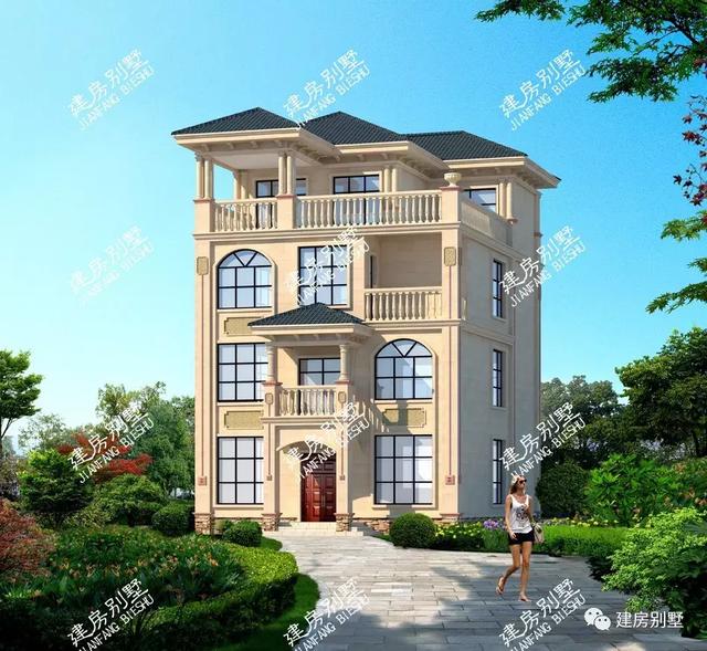 9×13米的四層鄉(xiāng)村別墅設(shè)計(jì)圖，大堂屋設(shè)計(jì)，辦喜事擺酒特方便