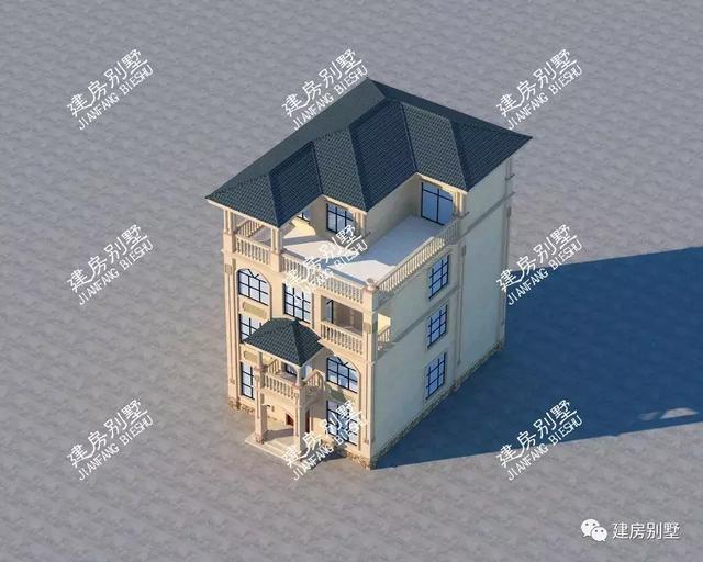 9×13米的四層鄉(xiāng)村別墅設(shè)計(jì)圖，大堂屋設(shè)計(jì)，辦喜事擺酒特方便