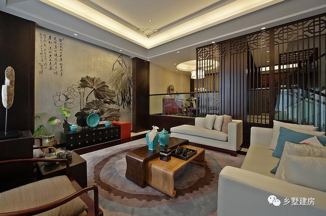 新中式二層小樓設(shè)計(jì)圖，帶車庫，設(shè)計(jì)新穎，經(jīng)濟(jì)實(shí)用，看完，你就信服了！