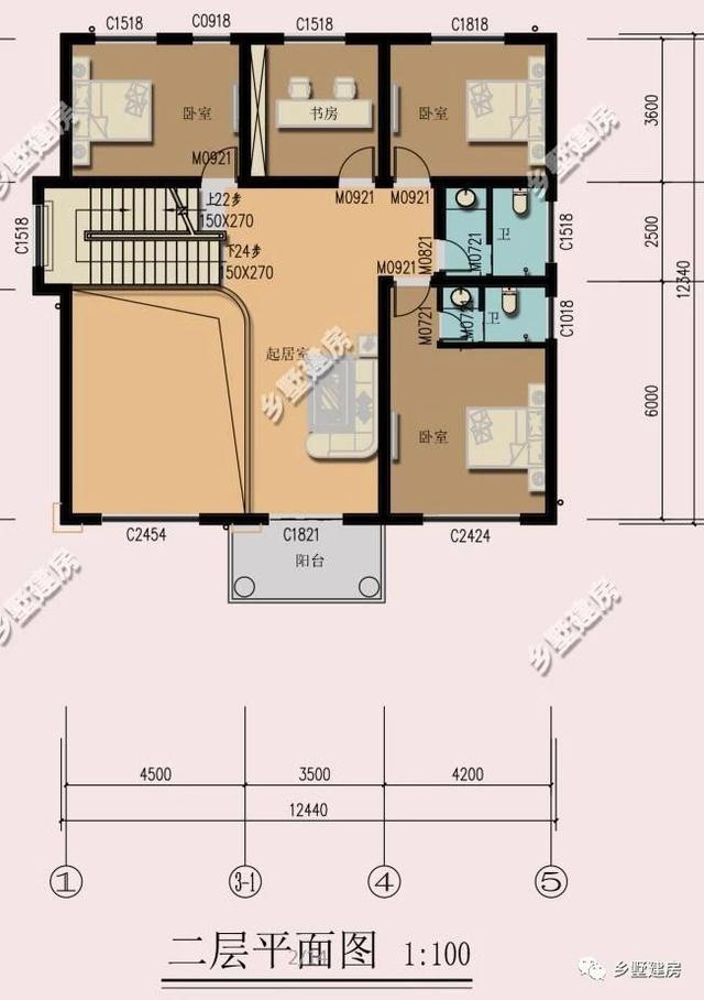 三層歐式農(nóng)村小別墅設(shè)計(jì)圖，時(shí)尚大氣，多窗設(shè)計(jì)，建上一棟比城里買房要好太多了！