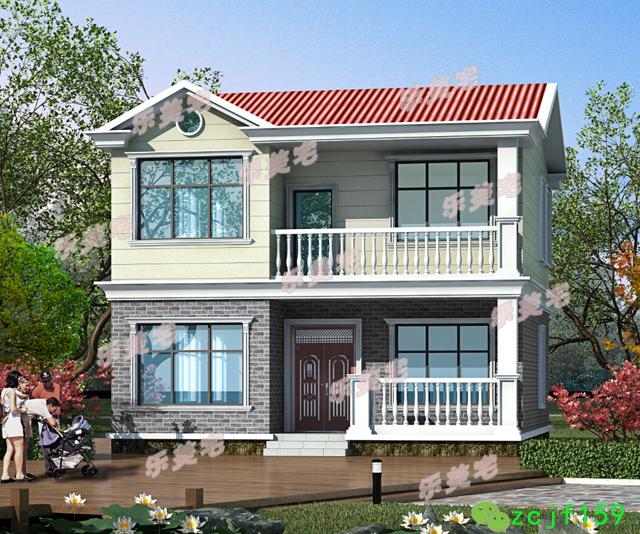 2款占地100平以內(nèi)的二層自建房設(shè)計(jì)圖，宅基地小但住著寬敞。