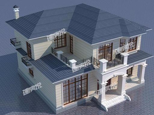 3套漂亮實(shí)用的農(nóng)村二層別墅設(shè)計(jì)圖，溫馨舒適，蓋好絕對(duì)成村里一直花！