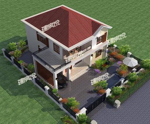 3套漂亮實(shí)用的農(nóng)村二層別墅設(shè)計(jì)圖，溫馨舒適，蓋好絕對(duì)成村里一直花！