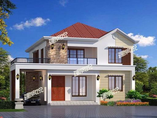 3套漂亮實(shí)用的農(nóng)村二層別墅設(shè)計(jì)圖，溫馨舒適，蓋好絕對(duì)成村里一直花！