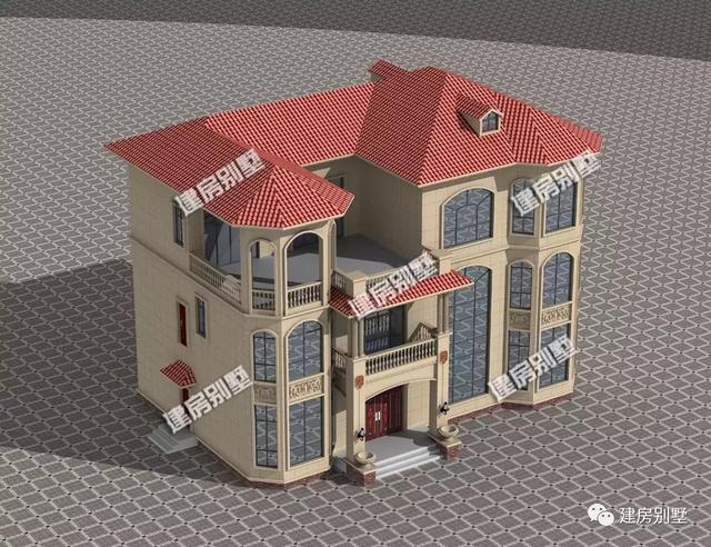 帶堂屋設(shè)計的農(nóng)村豪華住宅，一輩子就建一棟就夠了。