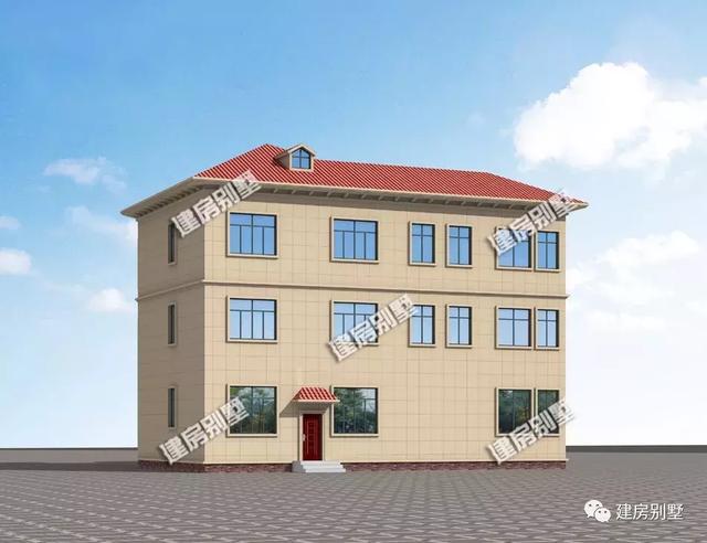 帶堂屋設(shè)計的農(nóng)村豪華住宅，一輩子就建一棟就夠了。