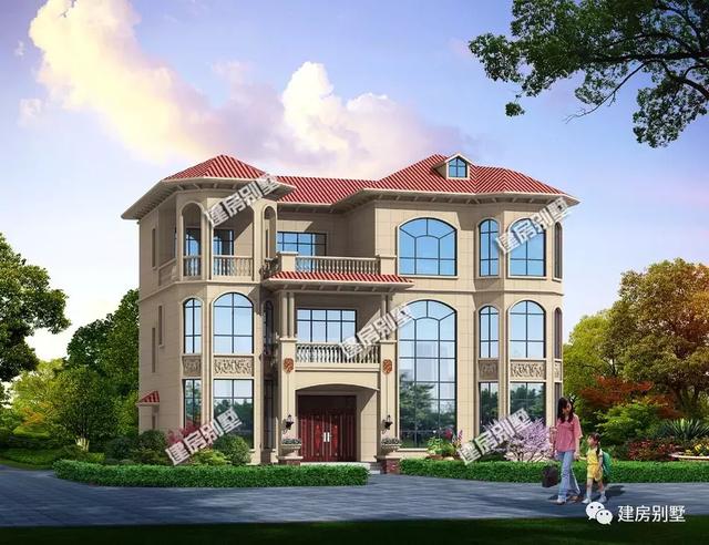 帶堂屋設(shè)計的農(nóng)村豪華住宅，一輩子就建一棟就夠了。