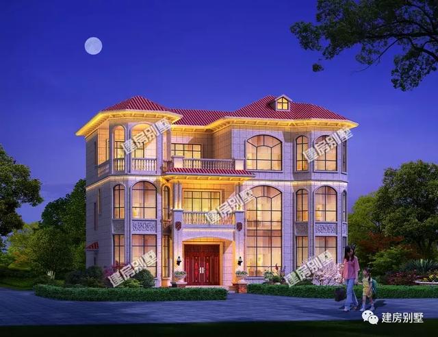 帶堂屋設(shè)計的農(nóng)村豪華住宅，一輩子就建一棟就夠了。