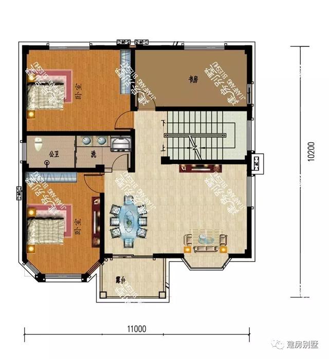顏值滿分、布局實(shí)用的兩棟二層自建房，采用多邊形窗戶設(shè)計(jì)，住著更舒適。