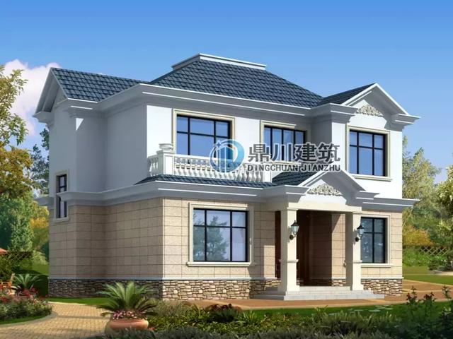 二層帶堂屋農(nóng)村自建房，簡潔大方又不落俗套，布局合理，農(nóng)村建房不再愁！