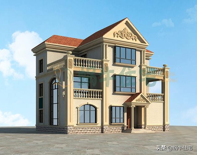 34萬(wàn)三層爆款別墅設(shè)計(jì)圖，讓你心動(dòng)不已的一款別墅。