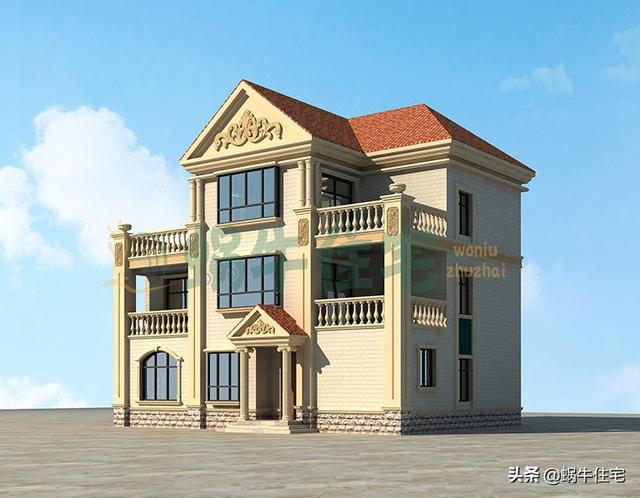 34萬(wàn)三層爆款別墅設(shè)計(jì)圖，讓你心動(dòng)不已的一款別墅。