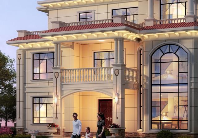 在農(nóng)村建一棟三層豪宅別墅，別提有多少人羨慕了，真是給家族長臉！