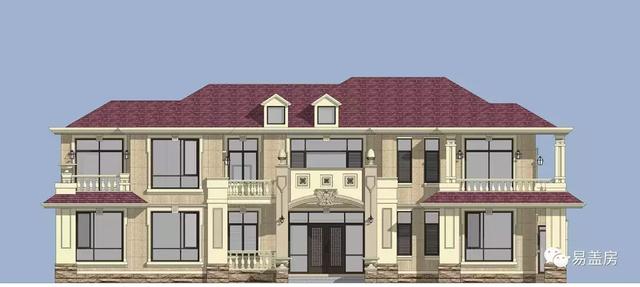 25m×11m二層歐式別墅設(shè)計(jì)圖，大氣時(shí)尚，帶實(shí)拍效果圖和圖紙。