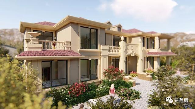 25m×11m二層歐式別墅設(shè)計(jì)圖，大氣時(shí)尚，帶實(shí)拍效果圖和圖紙。