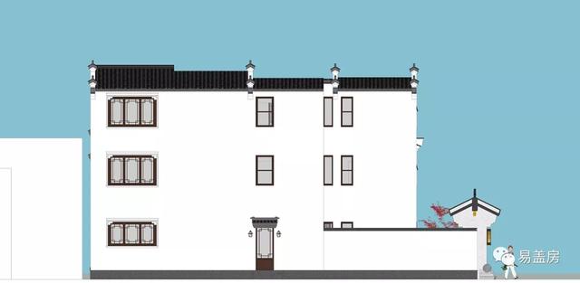 15.9m×11.2m三層新中式別墅，56萬建成，過起了江南鄉(xiāng)村生活。