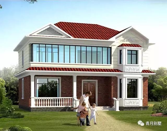 占地127平的農(nóng)村小別墅自建房，戶型通透，占地面積適中，適合農(nóng)村自建。