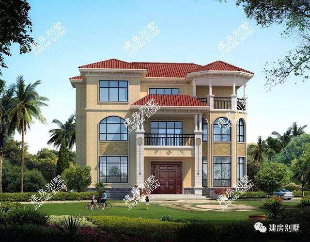 建房子就要選歐式的，時(shí)尚大氣，第一款帶堂屋設(shè)計(jì)，更適合江西和湖南這兩個(gè)地方的農(nóng)村