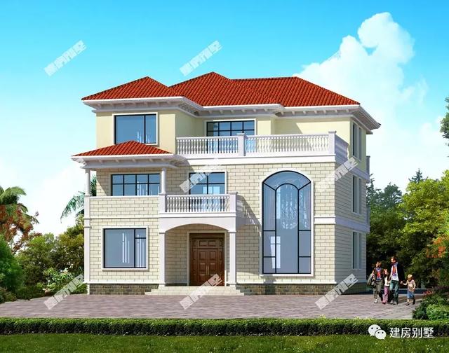 3款面寬都是13米的農(nóng)村別墅設(shè)計(jì)圖，兩層三層的都有，造型和布局簡(jiǎn)直是一百分。